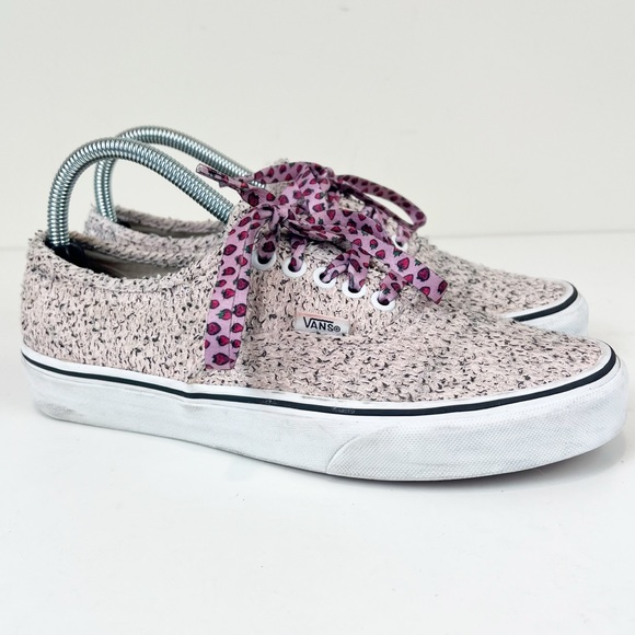 Vans Shoes - Vans Authentic Boucle Pink Speckled Laced Sneakers Women’s 9